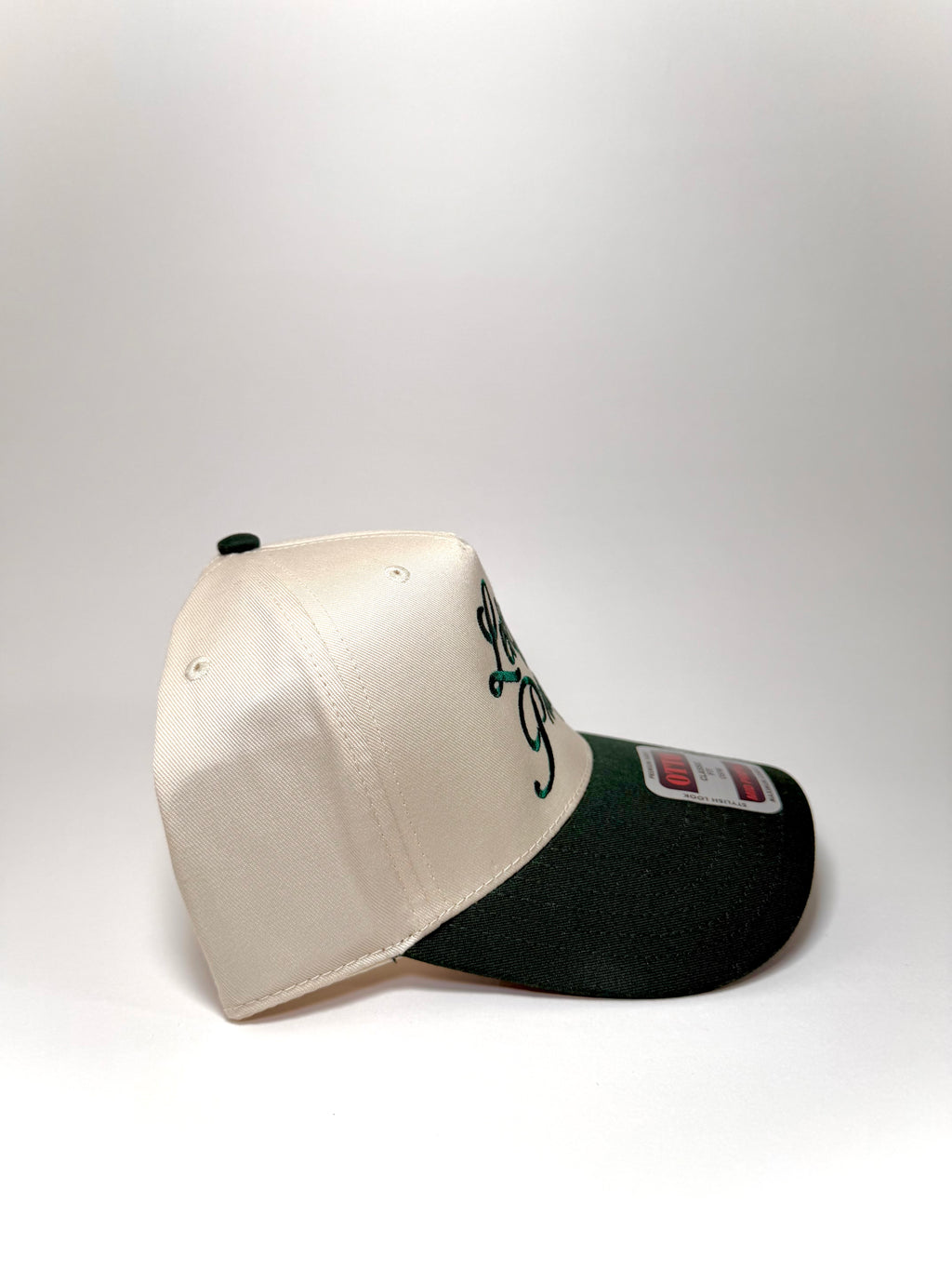 "Let Us Pray" Snapback  (Forest Green/Natural)